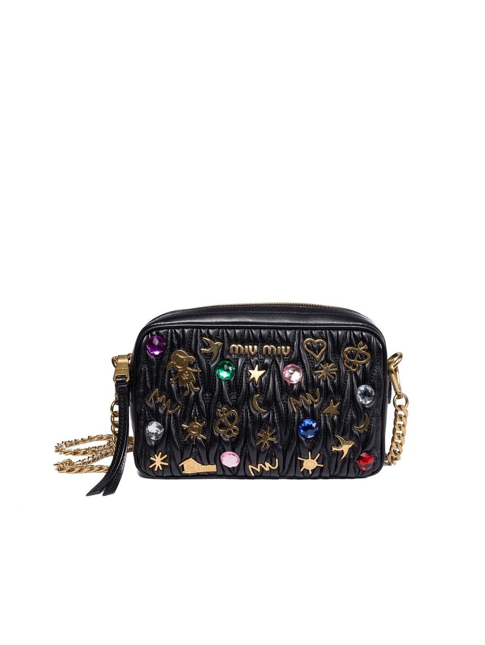Miu Miu Charm Black camera bag